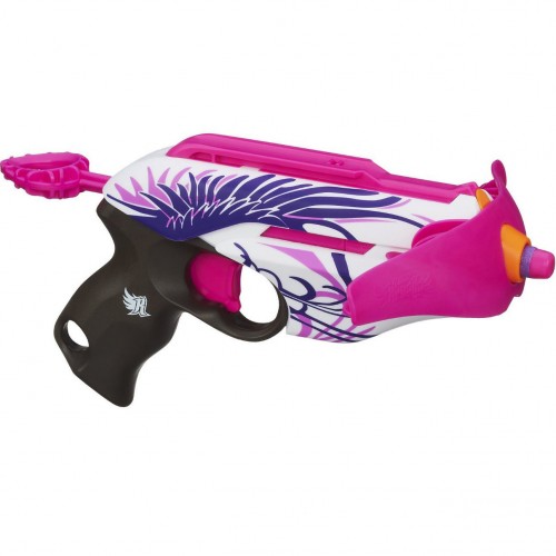 NERF - Rebelle Pink Crush Foam Dart Blaster Gun