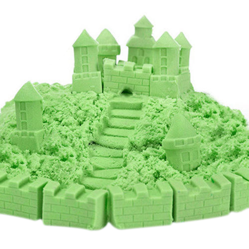 PLAYSKOOL - Multi Color Magic Sand Kid Diy Safe Craft Non Toxic Toy Green