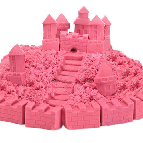 PLAYSKOOL - Multi Color Magic Sand Kid Diy Safe Craft Non Toxic Toy Pink