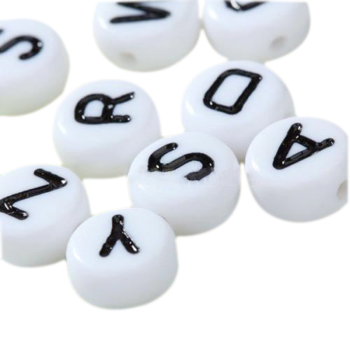  ANGEL - 200 Letter Alphabet  Beads For Kids Diy Crafts