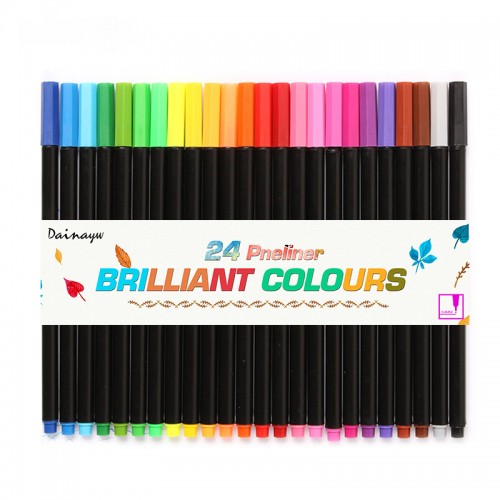 DAINAYW - 24 Colors Pens Water Arts Painting Pencils Children