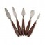 MIN - 5 Pc Stainless Steel Spatula Palette Painting Mixing