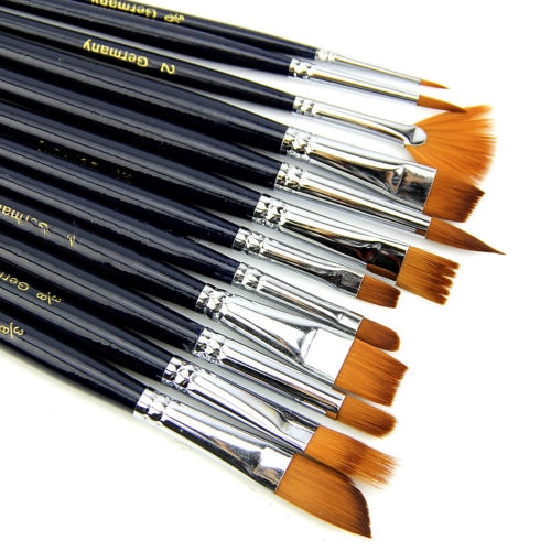 MIN - Paint Brush Set Nylon Watercolor Acrylic Oil Painting