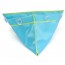 DAISO - Baby Bath Waterproof Toy Hanging Storage Triangle Bag Blue