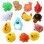 DAISO - Soft Rubber Float  Sound Baby  Bath Play Toys