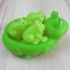 DAISO - Rubber Frog Squeaky Bath Toy