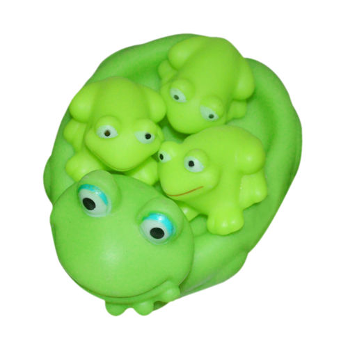 DAISO - Rubber Frog Squeaky Bath Toy