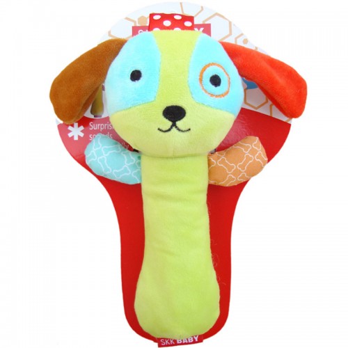 AURELIA - Rattles Soft Cartoon Baby Plush Stuffed Toys Green