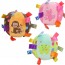 BABY RATTLE - Baby Plush Ball Toys Colorful Soft Mobile Ring Bell Toy 01