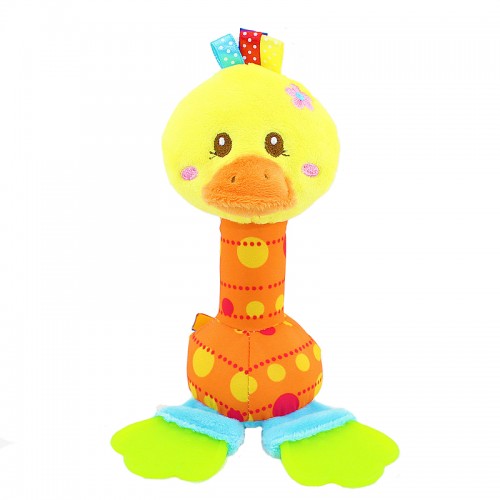 DUDU&DIDI - 22cm Wholesale Rattles Baby Plush Hand Bell Duck