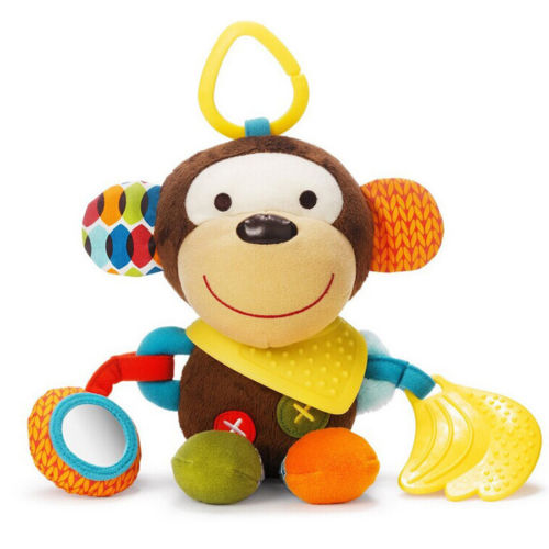 MUNCHKIN - Kids Bell Playmate Soft Toys Monkey