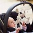 NEW BRAND - Bear Plush Stuffed Rattles For Stroller Baby