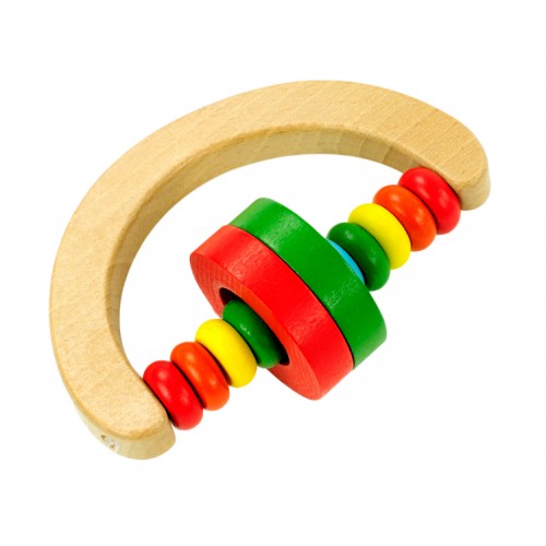 OEM - Educational Wooden Toys 0-18 Month Baby Bebe Handbell 01