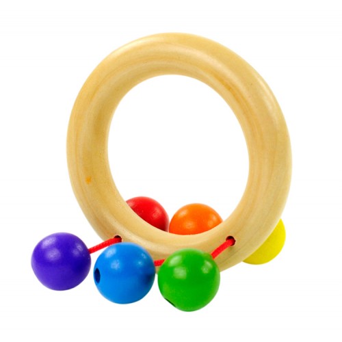 OEM - Educational Wooden Toys 0-18 Month Baby Bebe Handbell 03