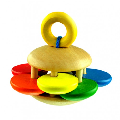 OEM - Educational Wooden Toys 0-18 Month Baby Bebe Handbell 04
