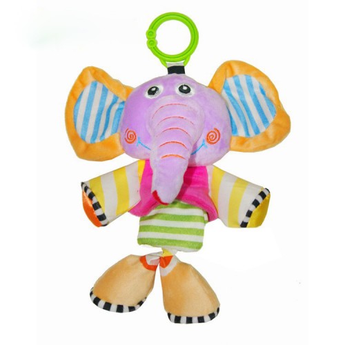 HASBRO- Baby Rattle Toys Monkey Pull Bell Plush Toys 4