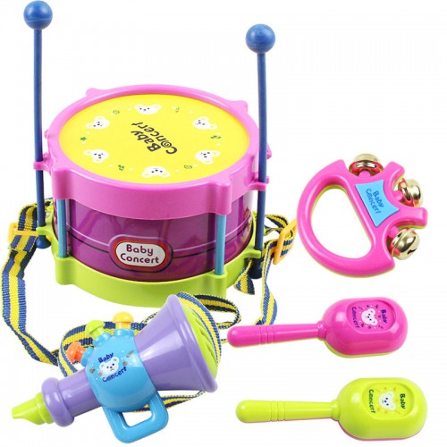 T-BXS - Toys Hand Drum Beat Rattles Educational