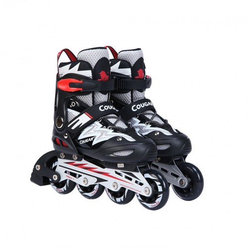 BAUER - Kids 4 Wheels Skating Shoes Black