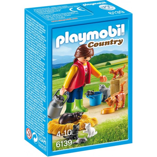 PLAYMOBIL - Woman With Cat Family