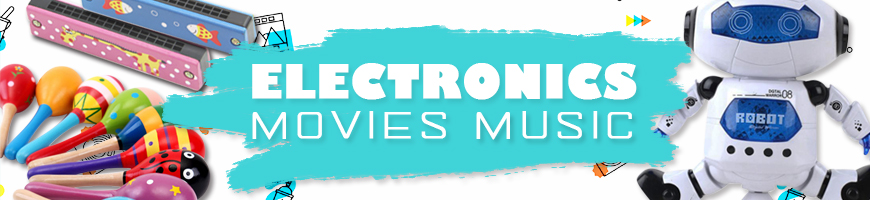 Electronics, Movies, Music