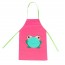 NEW BRAND - Children Waterproof Apron Cartoon Frog Green