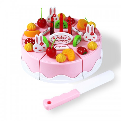 ANGEL - Diy Birthday Cake Model Kitchen Toy Pink