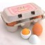 UNBRANDED - Play Toy Wooden Eggs Yolk Kitchen Food Gift