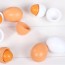 UNBRANDED - Play Toy Wooden Eggs Yolk Kitchen Food Gift