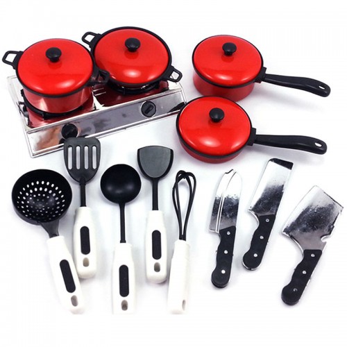 UNBRANDED - Toy Kitchen Cooking Dishes Cookware