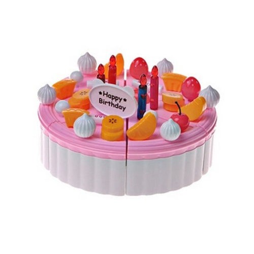 MINIDREAMWORLD - Luxury Birthday Cake Set For Kids Food Toy