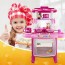 MINIDREAMWORLD - Pink Kids Electronic Kitchen Cooking Tools Toy