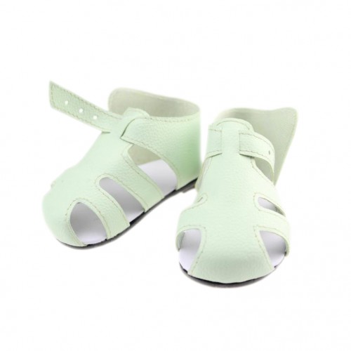 green baby girl shoes