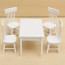 MINIDREAMWORLD - Dollhouse Miniature Furniture Wooden White