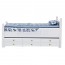 MINIDREAMWORLD - Miniature White Wooden Bed Trundle Mattress