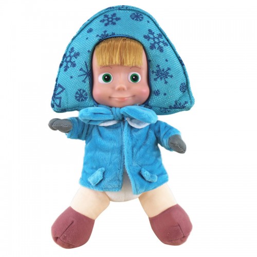 EPOCH - Russian Princess Doll Mashabear Plush Baby Toy Blue