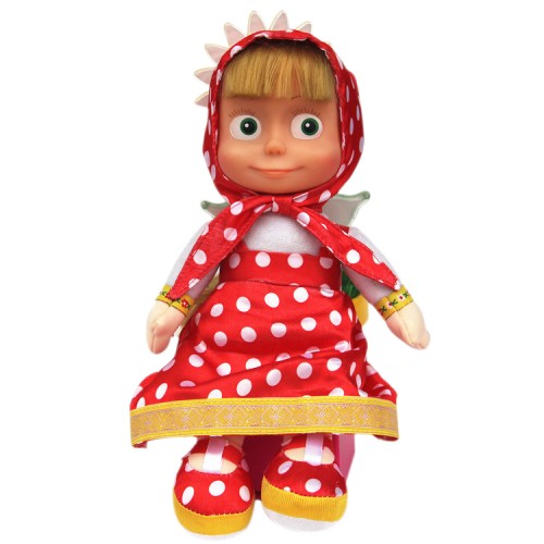 EPOCH - Russian Princess Doll Mashabear Plush Baby Toy Red