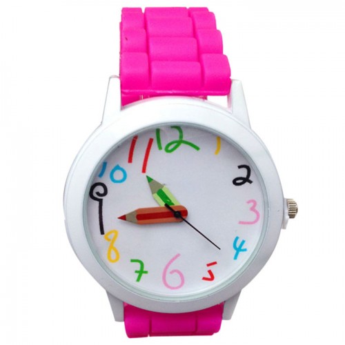 OEM - Quartz Analog Sport Casual Children Watches Pink