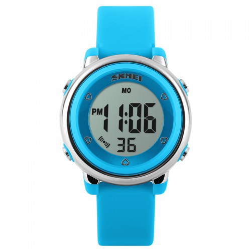 SKMEI - Skmei Kids Cartoon Jelly Waterproof Watch Blue