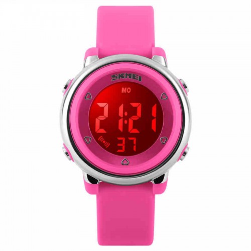 SKMEI - Skmei Kids Cartoon Jelly Waterproof Watch Pink