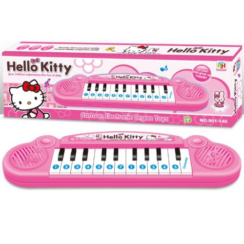 MIN - Musical Instruments Toy For Kids Cartoon Electronic Organ Pink