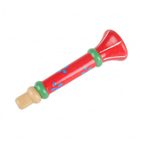 MIN - Wooden Buglet Hooter Bugle Educational Toys