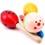 ANGEL - Sand Hammer Rattle Musical Instrument Wooden Toy