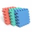 UTOYS - 9 Pcs Imitation Wood Foam Exercise Floor Wood Color- 9x Floor Mats Eva Foam Tile Kid Play Puzzle Blue