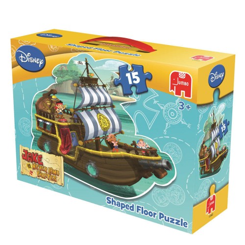 UTOYS - Pirates Jake 15 Pcs Shaped Floor Jigsaw