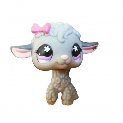 HASBRO - Littlest Pet Black Sheep Cuddliest Purple Eyes #477