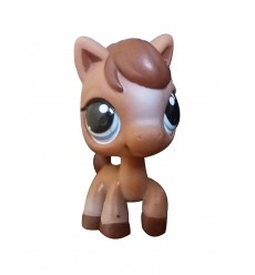 HASBRO - Littlest Pet Brown Horse Blue Eyes #337