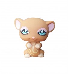 HASBRO - Littlest Pet Shop Brown Mouse Fancy Blue Eyes #580