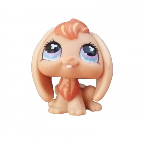 HASBRO - Littlest Pet Shop Orange Rabbit Purple Eyes #480