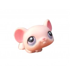 HASBRO - Littlest Pet Shop Pink Mouse Purple Eyes #103