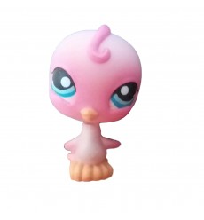 HASBRO - Littlest Pet Shop Pink Parakeet Blue Eyes #205